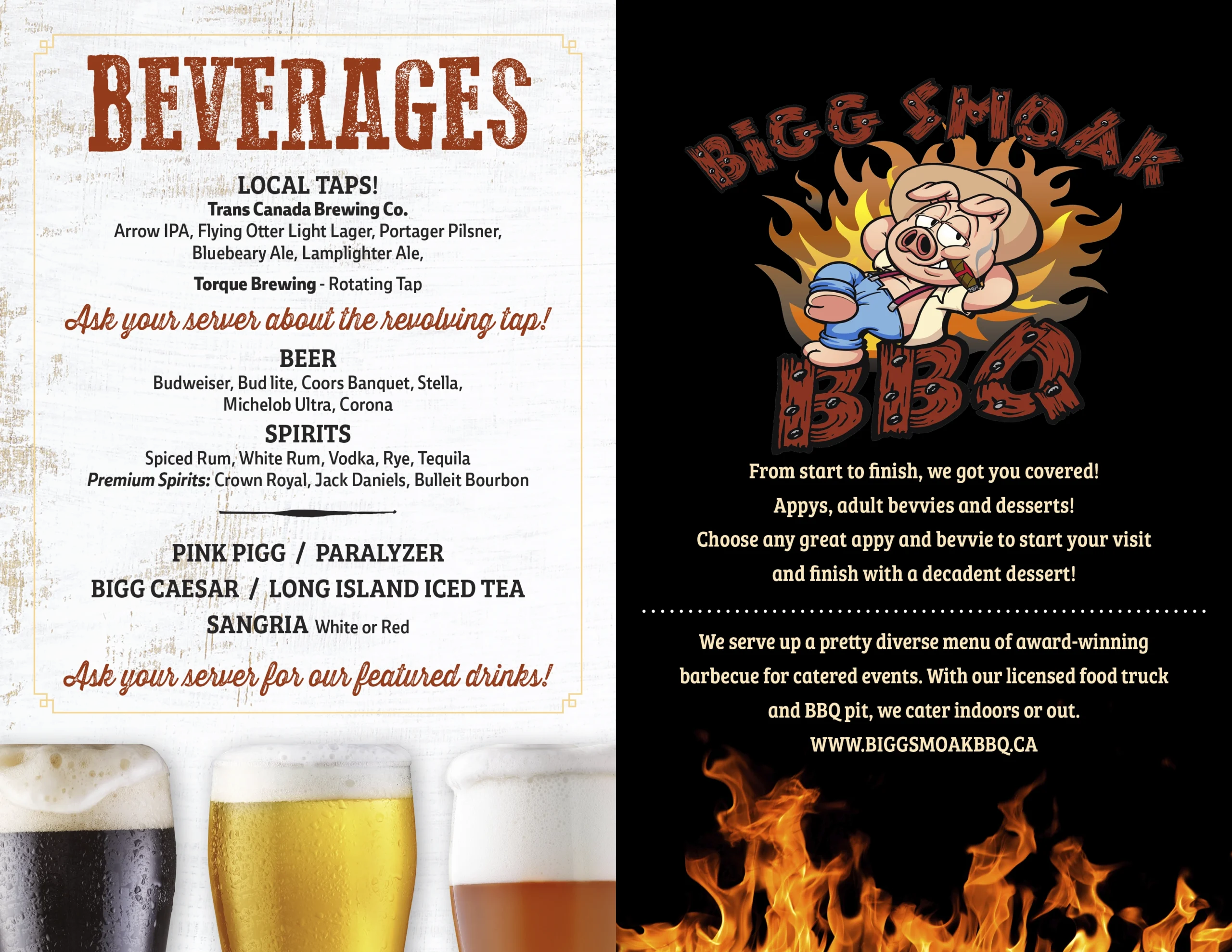 Bigg Smoak BBQ Menu Bigg Smoak BBQ Menu